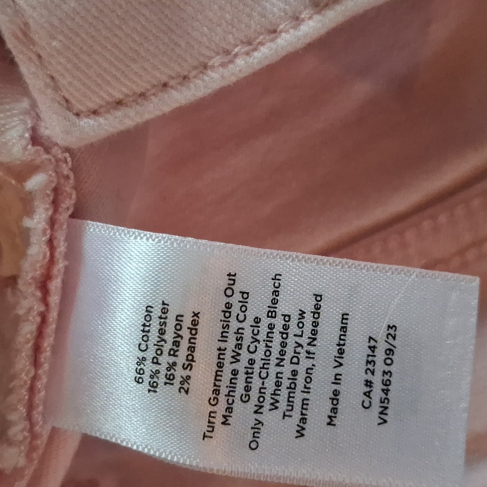 Talbots Boyfriend Jeans in Blush Pink - Picture 7 of 13